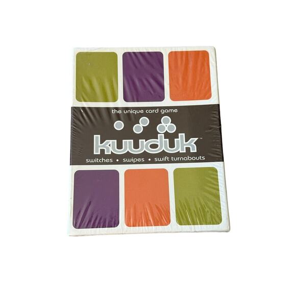 2003 Kuuduk Card Game Family Swap Swipe Spell Strategy Sealed New - Picture 1 of 4